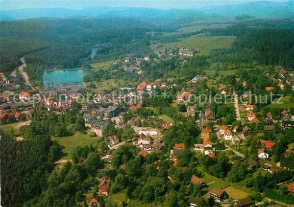 Hahnenklee-Bockswiese Harz Fliegeraufnahme