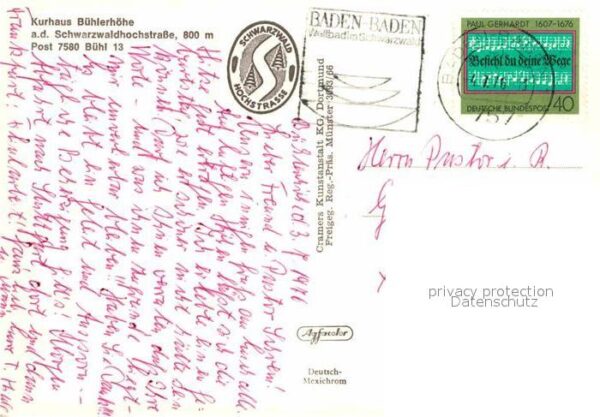 Buehl Baden Fliegeraufnahme Kurhaus – Bild 2