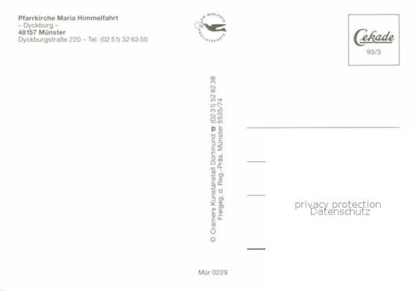 Muenster Westfalen Fliegeraufnahme Pfarrkirche Maria Himme – Bild 2
