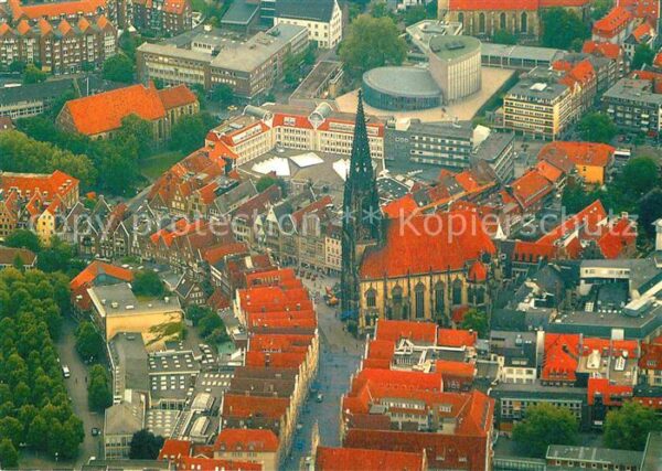 Muenster Westfalen Fliegeraufnahme Lambertikirche Prinzipa