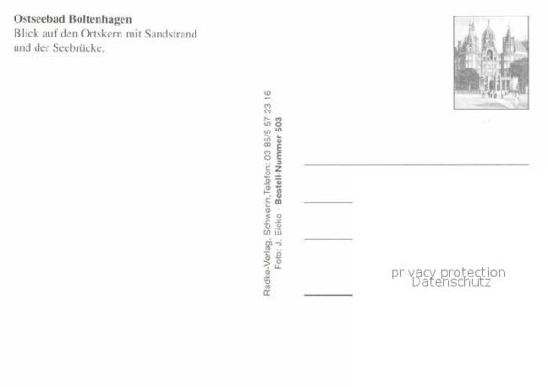 Boltenhagen Ostseebad Fliegeraufnahme – Bild 2