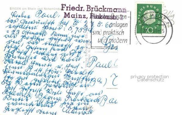 Bingen Rhein Fliegeraufnahme mit Nahemündung – Bild 2