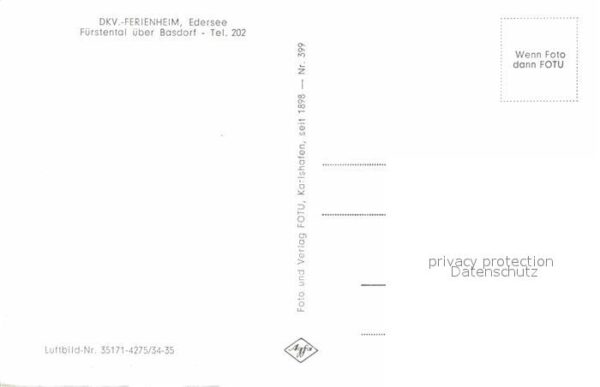 Edersee DRK Ferienheim Fliegeraufnahme – Bild 2