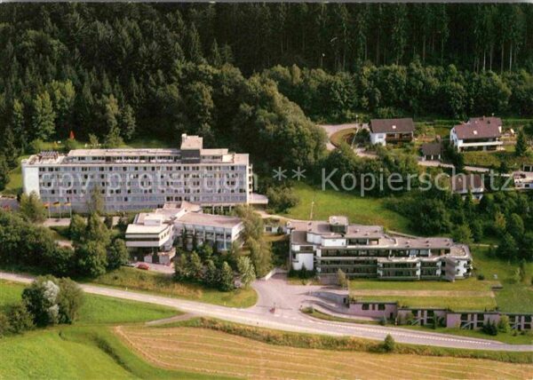 Waldkirch Breisgau Fliegeraufnahme Herz- und Kreislaufklin