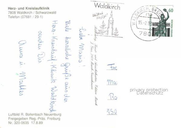 Waldkirch Breisgau Fliegeraufnahme Herz- und Kreislaufklin – Bild 2