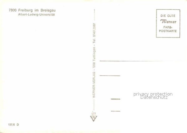 Freiburg Breisgau Albert Ludwig Universität – Bild 2