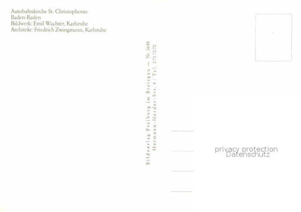 Baden-Baden Autobahnkirche St. Christophorus – Bild 2