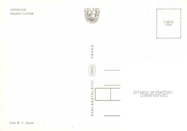 Horovice Deutsch Horschowitz Wohngebiet – Bild 2