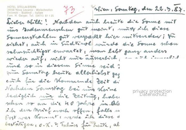 Welschnofen Suedtirol Hotel Stella Stern Nova-Levante – Bild 2