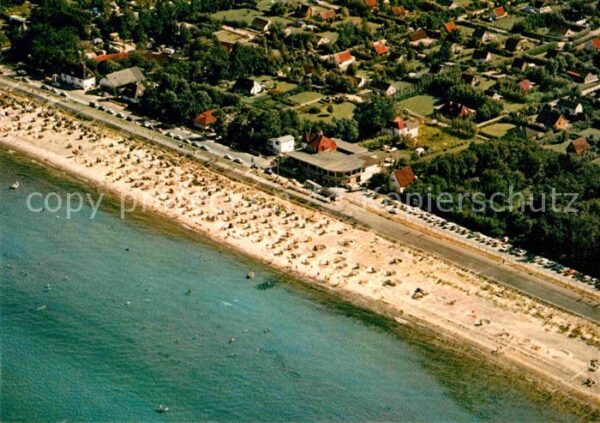 Schoenberger Strand Fliegeraufnahme mit Strand