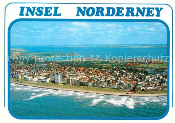 Norderney Nordseebad Kaiserstrasse und Promenade