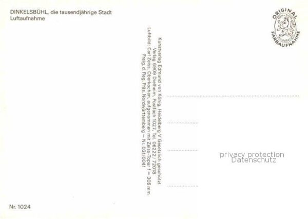 Dinkelsbuehl Fliegeraufnahme – Bild 2