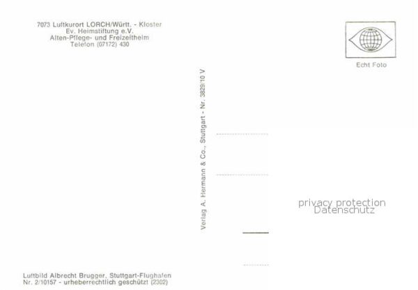 Lorch Wuerttemberg Fliegeraufnahme Altenpflege- und Freize – Bild 2