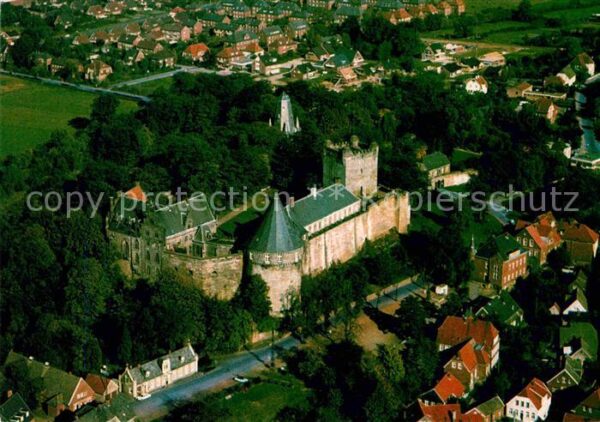 Bad Bentheim Fliegeraufnahme mit Schloß