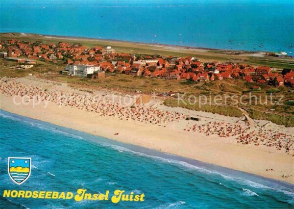Juist Nordseebad Fliegeraufnahme