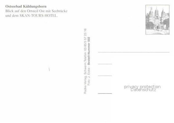 Kuehlungsborn Ostseebad Fliegeraufnahme mit Seebrücke und Skan – Bild 2