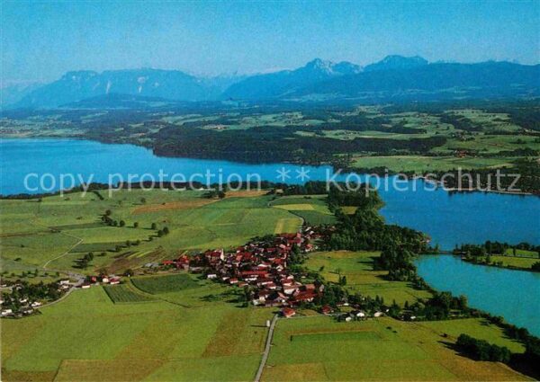 Tettenhausen mit Waginger- und Tachinger-See Flieger
