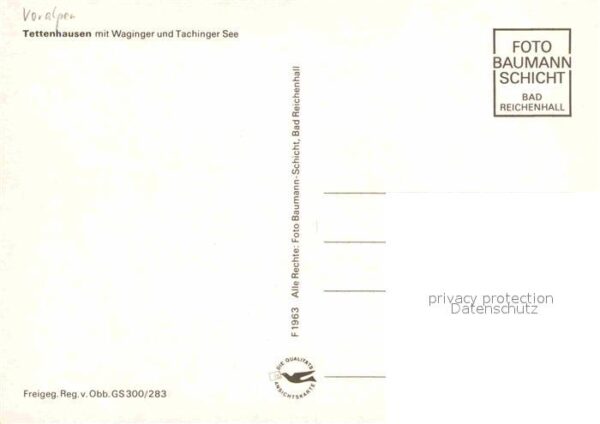 Tettenhausen mit Waginger- und Tachinger-See Flieger – Bild 2