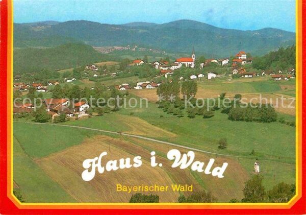 Haus Wald Fliegeraufnahme