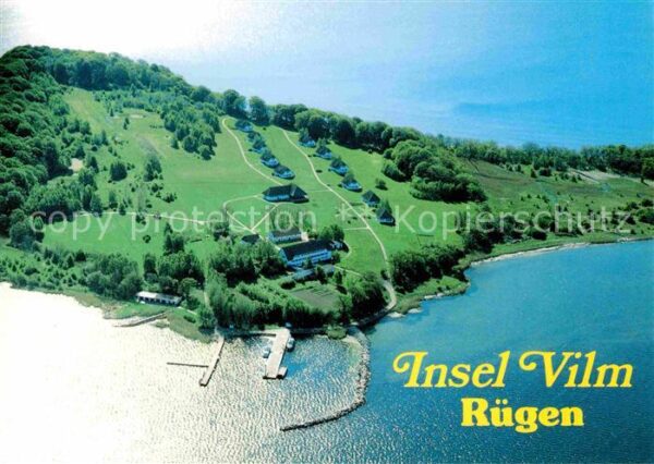 Vilm Fliegeraufnahme bei Rügen