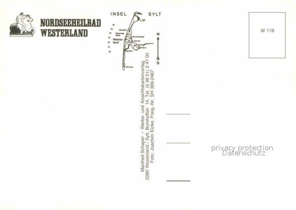 Westerland Sylt Fliegeraufnahme mit Strand – Bild 2