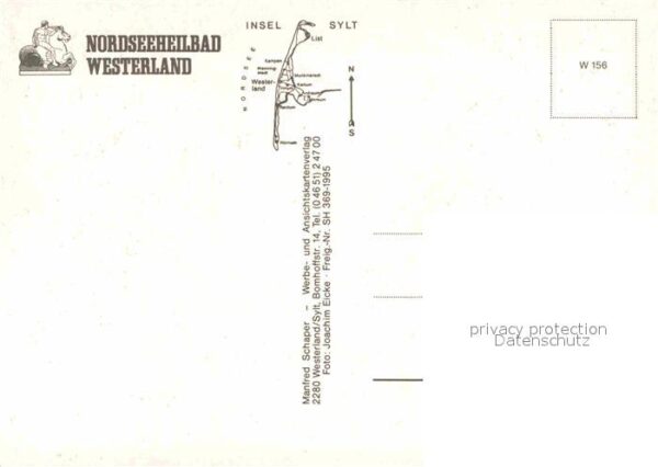 Westerland Sylt Fliegeraufnahme mit Strand und Promenad – Bild 2