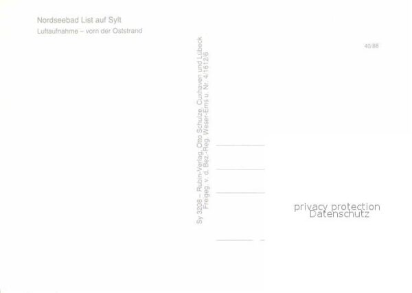 List Sylt Fliegeraufnahme Oststrand – Bild 2