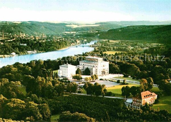 Essen Ruhr Fliegeraufnahme Villa Hügel mit Baldene