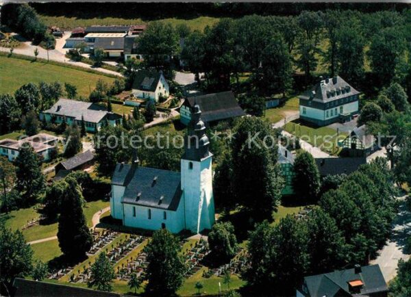Wormbach Schmallenberg Fliegeraufnahme Pfarrkirche St. Peter u