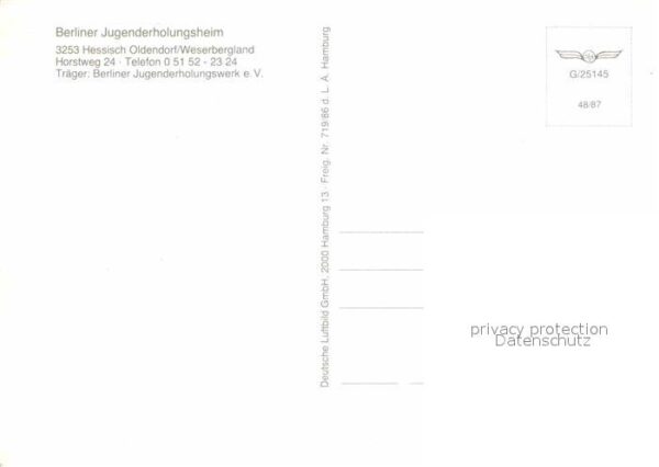 Hessisch Oldendorf Berliner Jugenderholungsheim Fliegerauf – Bild 2