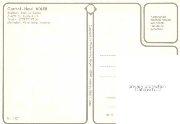 St Gallenkirch Vorarlberg Gasthaus Hotel Adler – Bild 2
