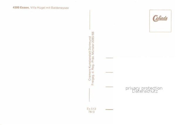 Essen Ruhr Fliegeraufnahme Villa Hügel mit Baldene – Bild 2