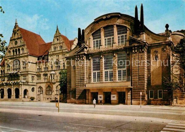 Bielefeld Theater und Rathaus