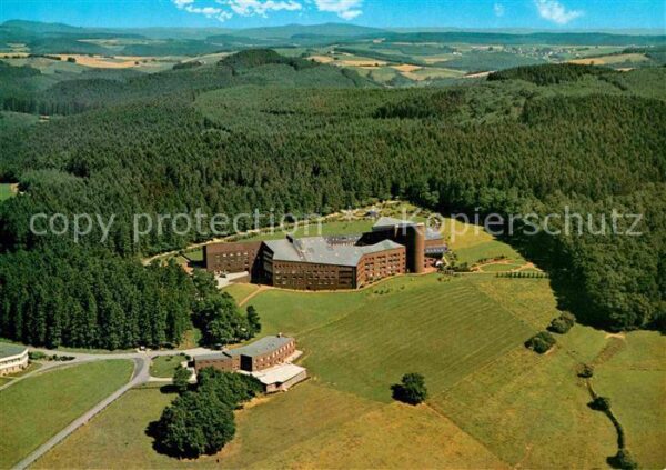 Biggesee Olpe Fliegeraufnahme Mutterhaus der Fra