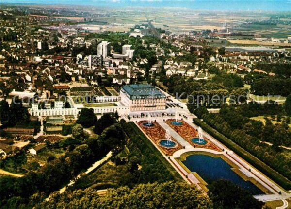 Bruehl Rheinland Fliegeraufnahme Schloß Augustusburg