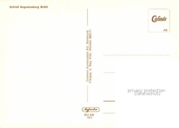 Bruehl Rheinland Fliegeraufnahme Schloß Augustusburg – Bild 2