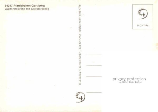 Pfarrkirchen Niederbayern Fliegeraufnahme Wallfahrtskirche mit Sa – Bild 2