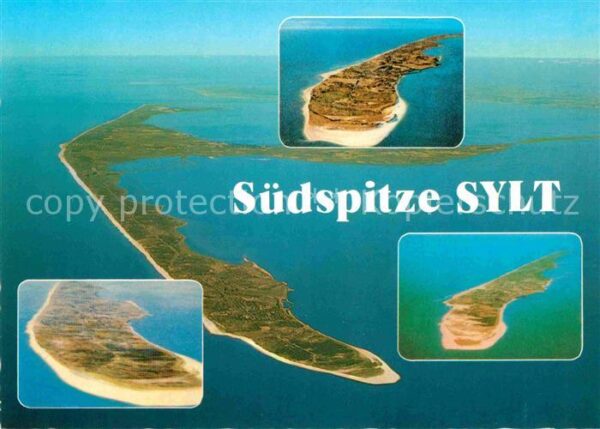 Sylt Fliegeraufnahme Südspitze