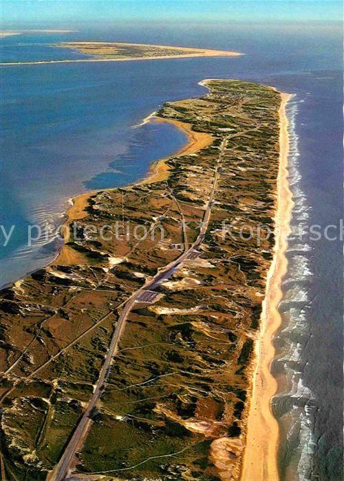 Sylt Fliegeraufnahme Südteil mit Hörnum und