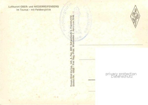 Niederreifenberg Fliegeraufnahme mit Feldberg – Bild 2