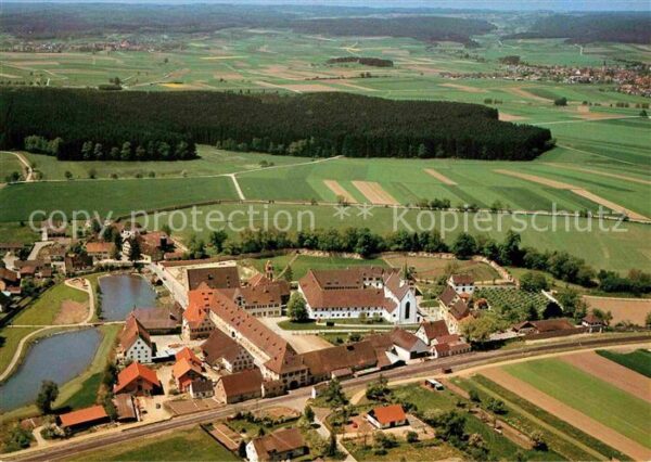 Riedlingen Wuerttemberg Heiligkreuztal Fliegeraufnahme