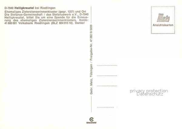 Riedlingen Wuerttemberg Heiligkreuztal Fliegeraufnahme – Bild 2