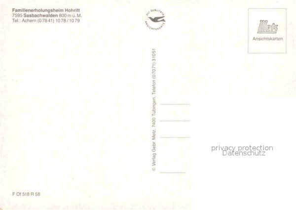 Sasbachwalden Familienerholungsheim Hohritt – Bild 2