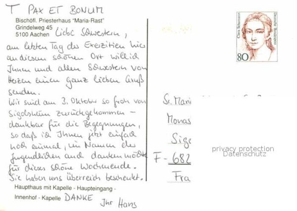 Aachen Bischöfl Priesterhaus Maria Rast – Bild 2