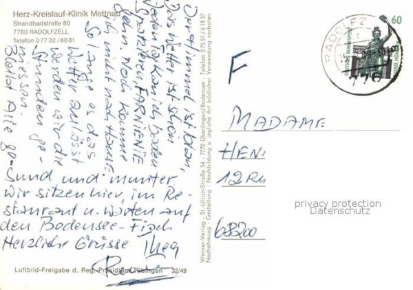 Radolfzell Bodensee Fliegeraufnahme Herz-Kreislauf-Klinik M – Bild 2