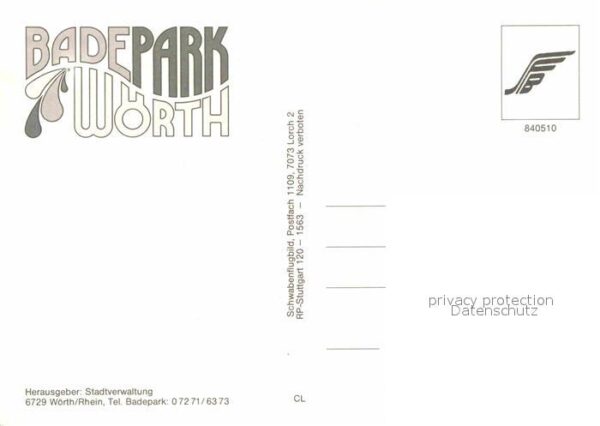 Woerth Rhein Fliegeraufnahme Badepark – Bild 2