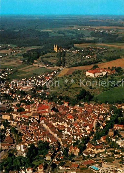 Ellwangen Jagst Fliegeraufnahme Ostalbkreis
