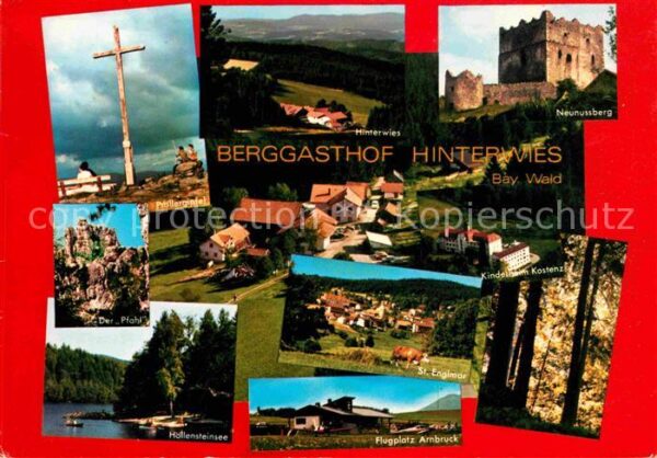 St Englmar Berggasthof Hinterwies Neunussberg Höll