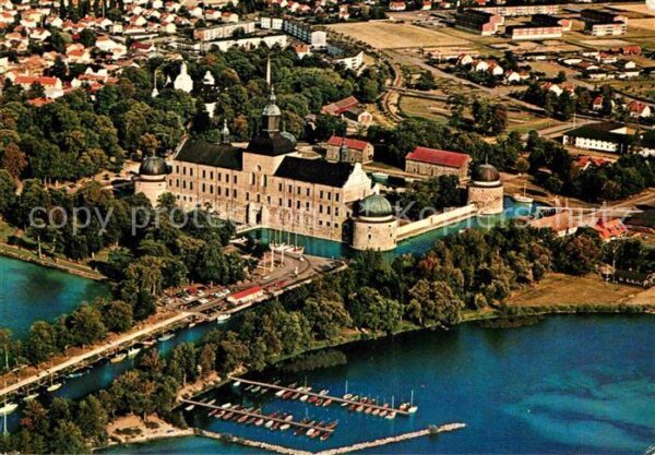 Vadstena Fliegeraufnahme Schloss