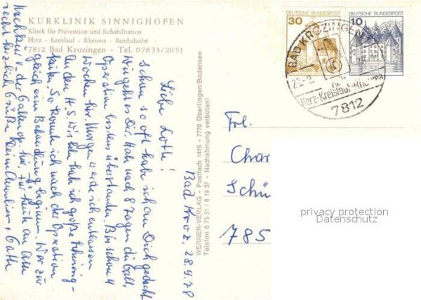 Bad Krozingen Kurklinik Sinnighofen Zimmer Speiseraum – Bild 2